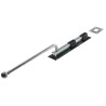 RS PRO Steel Epoxy Black Monkey Tail Door Bolt 450 mm 894-6749