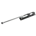 RS PRO Steel Epoxy Black Monkey Tail Door Bolt 450 mm 894-6749