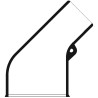 TE Connectivity Right Angle Heat Shrink Boot Zerohal Adhesive Backing Black 14-24mm 100°C Shrink Temp 222K121-100/86-0