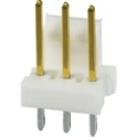 TE Connectivity MTA-100 Series Straight Through Hole Pin Header 3 Contacts 2.54 mm Pitch 1 Row Unshrouded 3-641215-3
