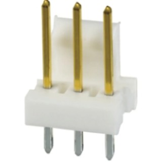 TE Connectivity MTA-100 Series Straight Through Hole Pin Header 3 Contacts 2.54 mm Pitch 1 Row Unshrouded 3-641215-3