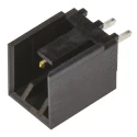 TE Connectivity MTA-100 Series Straight Through Hole PCB Header, 2 Contact(s), 2.54 mm Pitch, 1 Row, Shrouded 2-644487-2