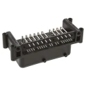 TE Connectivity Junior Power Timer Series Right Angle Through Hole PCB Header 29 Contact 5 mm Pitch 3 Row 1-963221-1