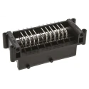 TE Connectivity Junior Power Timer Series Right Angle Through Hole PCB Header 29 Contact 5 mm Pitch 3 Row 1-963221-1
