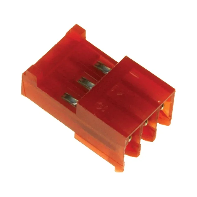 TE Connectivity IDC Connector 3-Way Female Right Angle 2.54mm Pitch 5A 250V AC Nylon Housing 3-643813-3