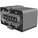 TE Connectivity Micro Timer II Automotive Connector Female Black Cable 6 Way Crimp Termination 10A 1473284-1
