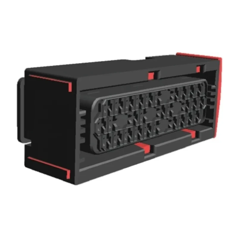 TE Connectivity Junior Power Timer Automotive Connector Female Black Free Hanging 29 Way Crimp Termination 1-963449-2