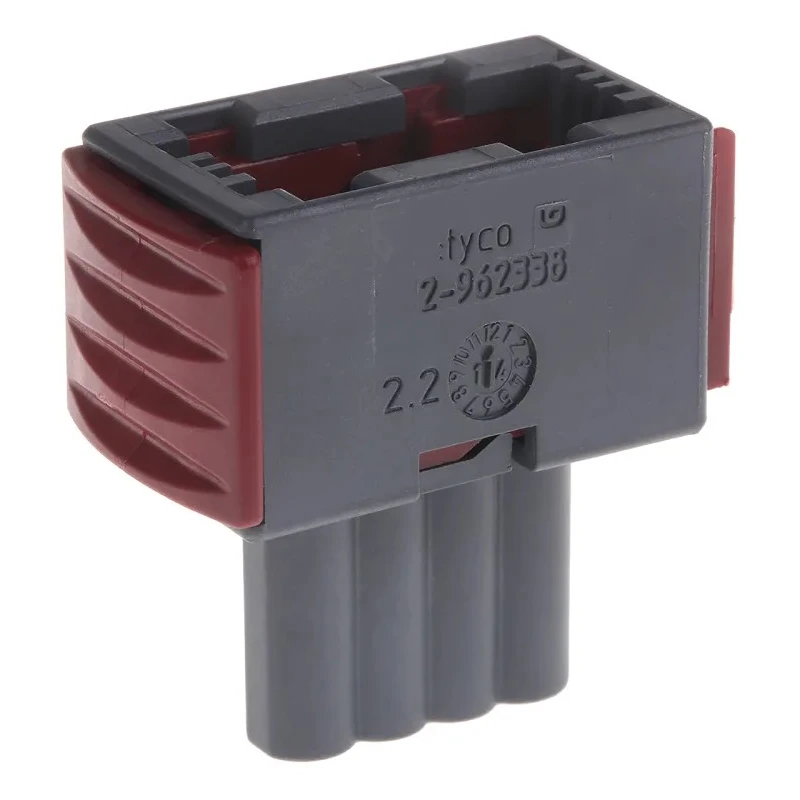 TE Connectivity Junior Power Timer Automotive Female Connector Grey Cable 4 Way Crimp Termination 2-963207-1