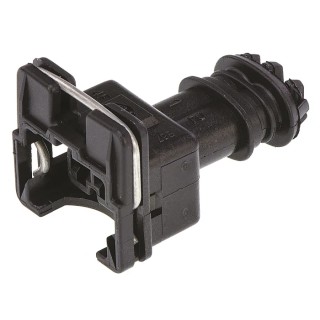 TE Connectivity Junior Power Timer Automotive Connector Female Black Cable 2 Way Crimp Termination 282762-1