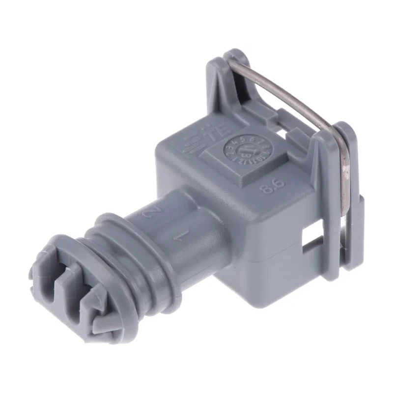 TE Connectivity Junior Power Timer Automotive Connector Female Grey Cable 2 Way Crimp Termination 282189-2