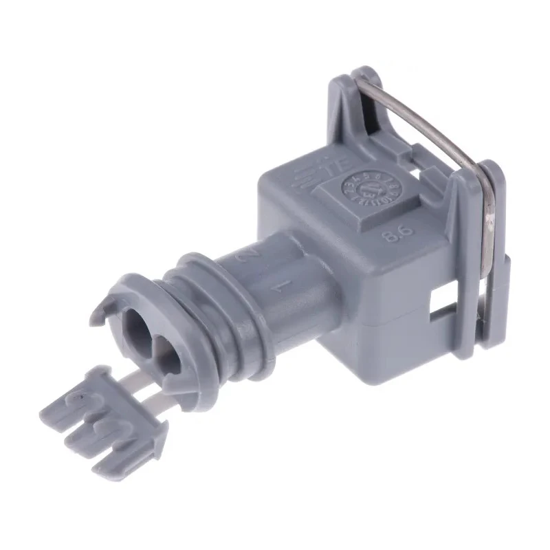 TE Connectivity Automotive Connector Junior Power Timer Female Grey Cable 2 Way Crimp Termination 20A 282189-2