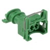 TE Connectivity Junior Power Timer Automotive Connector Female Green Cable 2 Way Solder Termination 282189-4
