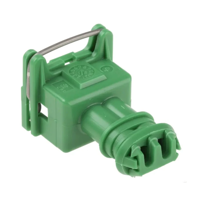 TE Connectivity Junior Power Timer Automotive Connector Female Green Cable 2 Way Solder Termination 282189-4