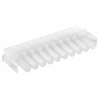 TE Connectivity Universal MATE-N-LOK Male Connector Housing, 6.35 mm Pitch, 10 Way, 1 Row Straight 926302-1