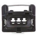 TE Connectivity Junior Power Timer Automotive Connector Female Black Cable 3 Way Crimp Termination 282191-1