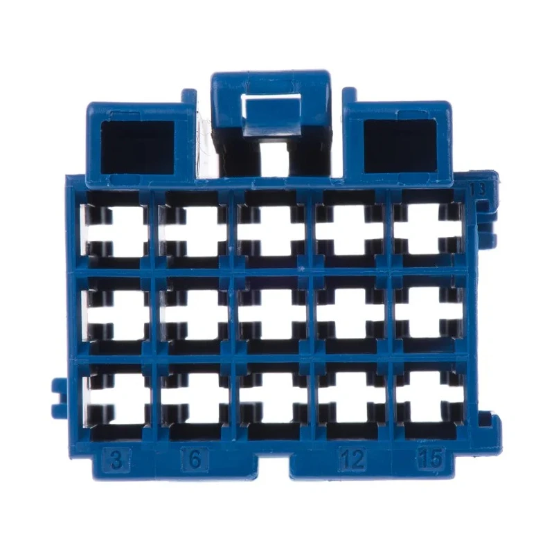 TE Connectivity Junior Power Timer Automotive Connector Female Blue Cable 15 Way Crimp Termination 1-967623-4