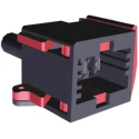 TE Connectivity Junior Power Timer Automotive Connector Female Grey Cable 70A Crimp Termination 2-963210-1