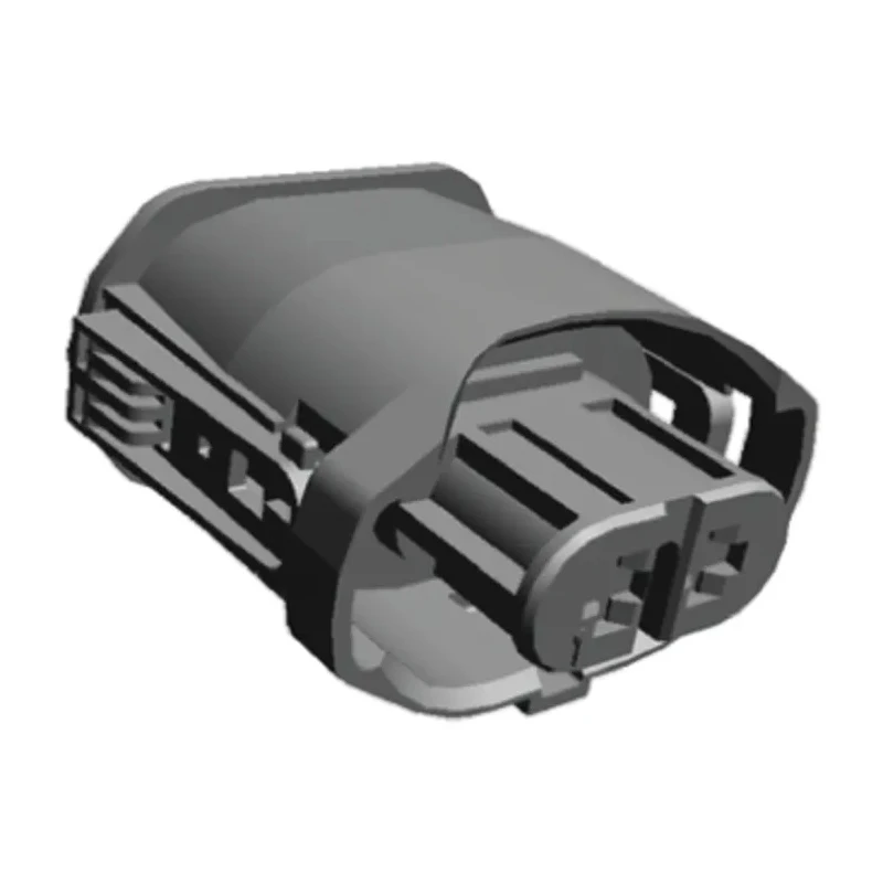 TE Connectivity Junior Power Timer Automotive Connector Female Natural 2 Way Crimp Termination 1-1355668-2