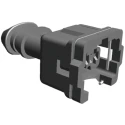 TE Connectivity Junior Power Timer Automotive Connector Female Black Cable 3 Way Crimp Termination 282545-1
