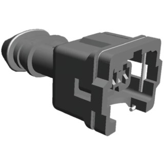 TE Connectivity Junior Power Timer Automotive Connector Female Black Cable 3 Way Crimp Termination 282545-1