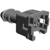 TE Connectivity Junior Power Timer Automotive Connector Female Black Cable 3 Way Crimp Termination 282545-1