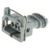 TE Connectivity Junior Power Timer Automotive Connector Female Grey Cable 3 Way Crimp Termination 282191-2
