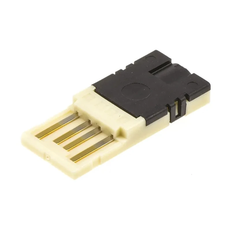 TE Connectivity Industrial Type A USB 2.0 Straight Cable Male 1 Port USB Connector 30V 1A IP20 2040305-1