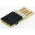 TE Connectivity Industrial Type A USB 2.0 Straight Cable Male 1 Port USB Connector 30V 1A IP20 2040305-1