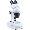 Bresser Stereo Microscope, 20 to 80 X Magnification, Halogen Illuminated, Battery Operated, Model 58-03100