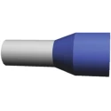 TE Connectivity Insulated Crimp Bootlace Ferrule, 12 mm Pin Length, 5.8 mm Pin Diameter, Blue to 5 AWG Wire Size 2-966067-6