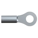 TE Connectivity DG STRATO-THERM Uninsulated Ring Terminal M4 Stud Size 16 AWG-14 AWG 20.6mm Length Copper Nickel 322374