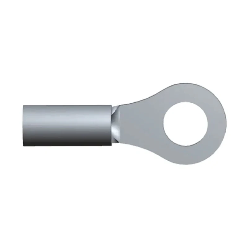 TE Connectivity DG STRATO-THERM Uninsulated Ring Terminal M4 Stud Size 16 AWG-14 AWG 20.6mm Length Copper Nickel 322374