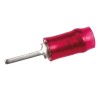 TE Connectivity PIDG Insulated Tin Crimp Pin Connector 22 AWG to 16 AWG 1 mm Pin Diameter Red 165446