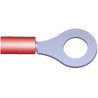 TE Connectivity PLASTI-GRIP Insulated Ring Terminal M6 Stud Size 22 AWG to 16 AWG Red 2-34150-1