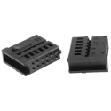 TE Connectivity Micro Quadlok System Automotive Connector Female Black Cable 12 Way Crimp Termination 1379219-1