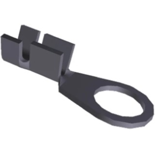 TE Connectivity Uninsulated Crimp Ring Terminal M6 Stud Size 18 AWG 14 AWG Wire Size Grey 160337-2