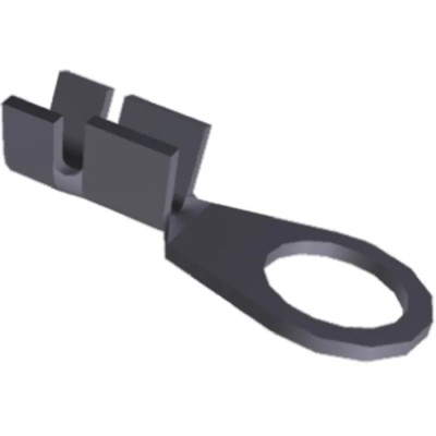 TE Connectivity Uninsulated Crimp Ring Terminal M6 Stud Size 18 AWG 14 AWG Wire Size Grey 160337-2