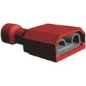 TE Connectivity Ultra-Fast .250 Red Insulated Female Spade Connector Crimp 6.35 x 0.81 mm Tab Size 22 AWG to 18 2-520183-4