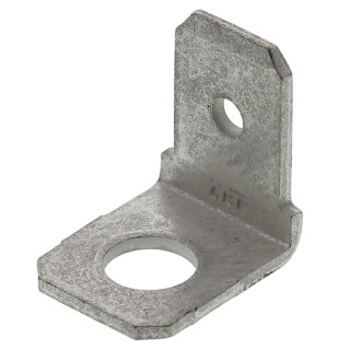TE Connectivity FASTON .250 Silver Uninsulated Male Spade Connector, Stud, 6.35 x 0.81 mm Tab Size 141879-2