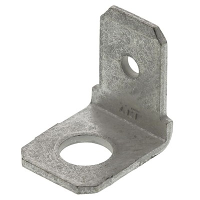 TE Connectivity FASTON .250 Silver Uninsulated Male Spade Connector, Stud, 6.35 x 0.81 mm Tab Size 141879-2