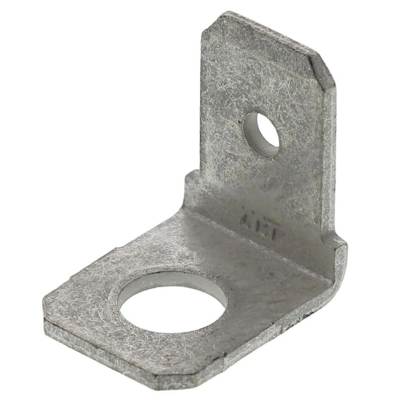TE Connectivity FASTON .250 Silver Uninsulated Male Spade Connector, Stud, 6.35 x 0.81 mm Tab Size 141879-2
