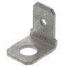 TE Connectivity FASTON .250 Silver Uninsulated Male Spade Connector, Stud, 6.35 x 0.81 mm Tab Size 141879-2
