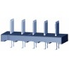 TE Connectivity 5 Way Male PCB Header, Straight Through Hole 50V dc 5787446-1
