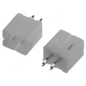 TE Connectivity HPI Series Straight Through Hole PCB Header, 2 Contact(s), 2 mm Pitch, 1 Row, Shrouded 440054-2