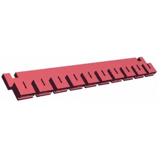 TE Connectivity AMPMODU Shunt Straight Female Red Open Top 2 Way 1 Row 2.54 mm Pitch 382811-9