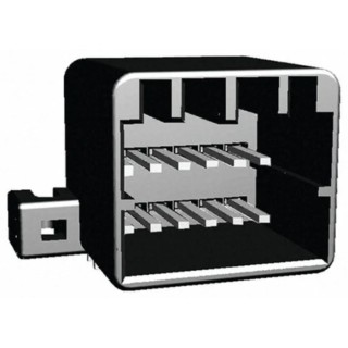 TE Connectivity MULTILOCK 040 II Series Right Angle Through Hole PCB Socket 12-Contact 2 Row 2.5 mm Pitch Solder 175974-2