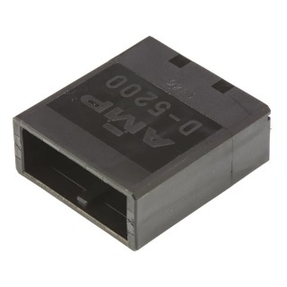 TE Connectivity Dynamic 5000 Series Straight Through Hole PCB Header, 2 Contact, 10.16 mm Pitch, 1 Row, Shrouded 1-353080-2