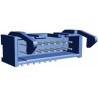 TE Connectivity AMP-LATCH Series Right Angle Through Hole PCB Header 6 Contacts 2.54 mm Pitch 2 Row Shrouded 2-1761607-1