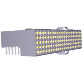 TE Connectivity Z-PACK HM 2 mm Pitch Hard Metric Type B Backplane Connector Right Angle Female 95 Contacts 500V ac 352171-1