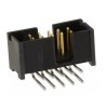 TE Connectivity AMPMODU MOD II Series Right Angle Through Hole PCB Header 10 Contacts 2.54 mm Pitch 2 Row Shrouded 103166-3